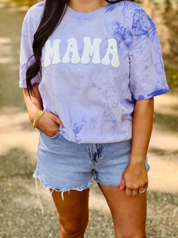Mama Retro Mineral Wash Puff Tee
