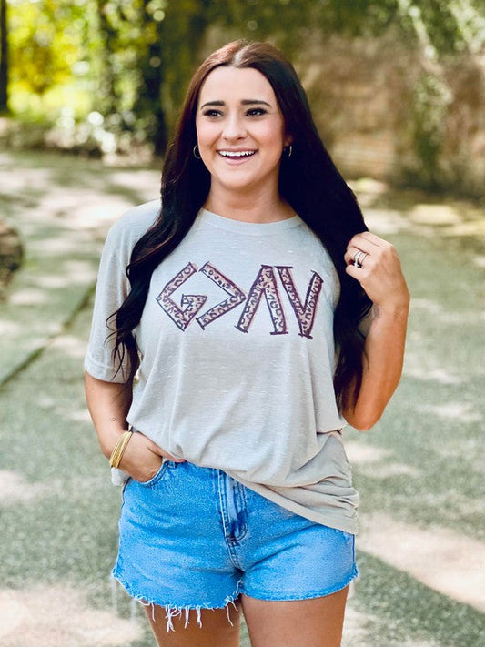 God Is Greater Than The Ups & Downs Marble Tee