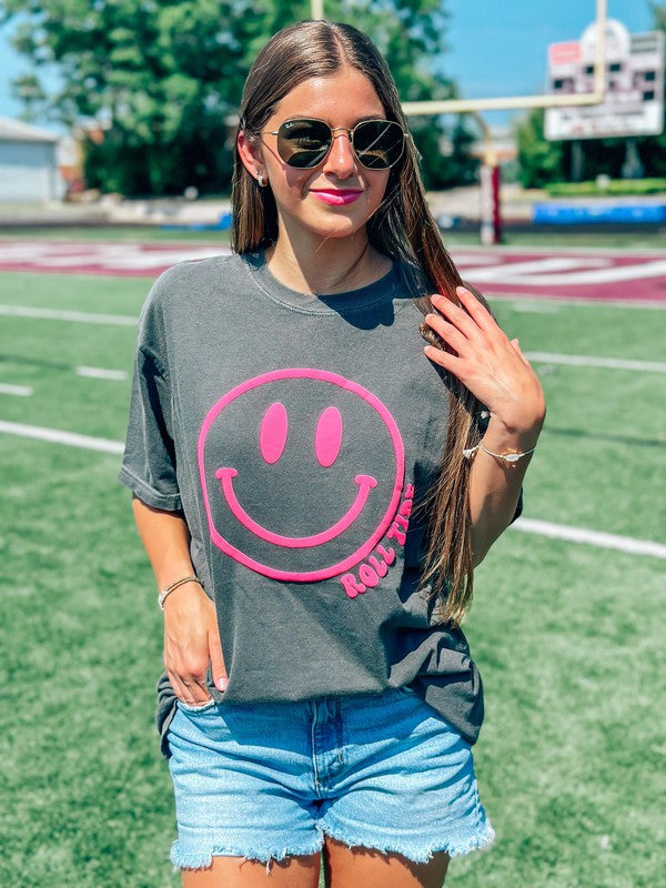 Custom Mascot Happy Puff Tee