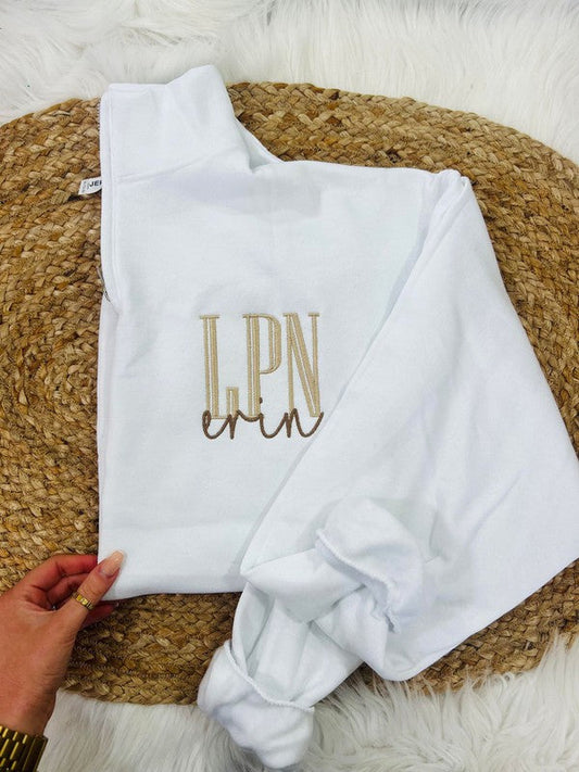 Custom Occupation Embroidered Pocket 1/4 Zip