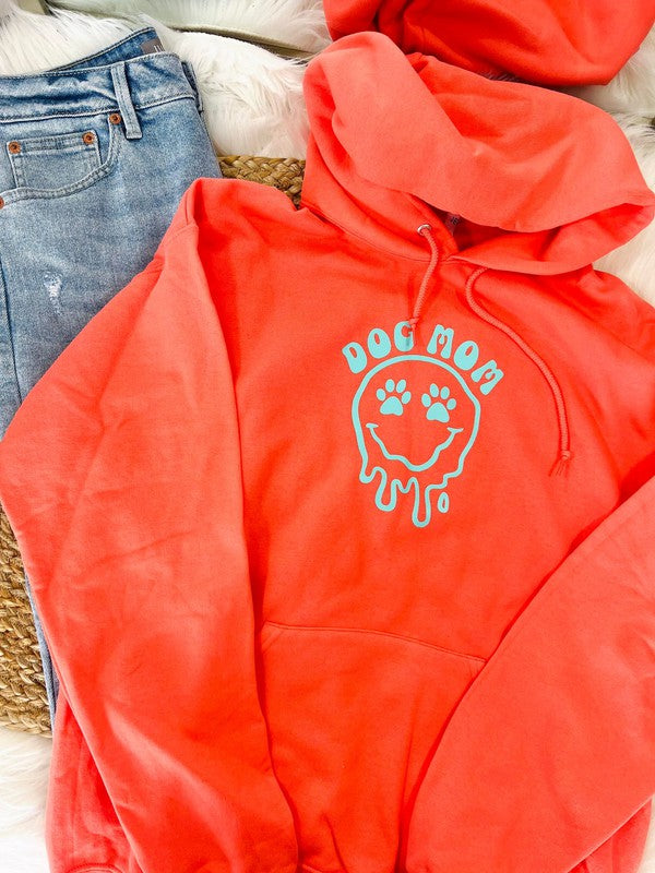 Dog Mom Happy Puff Hoodie