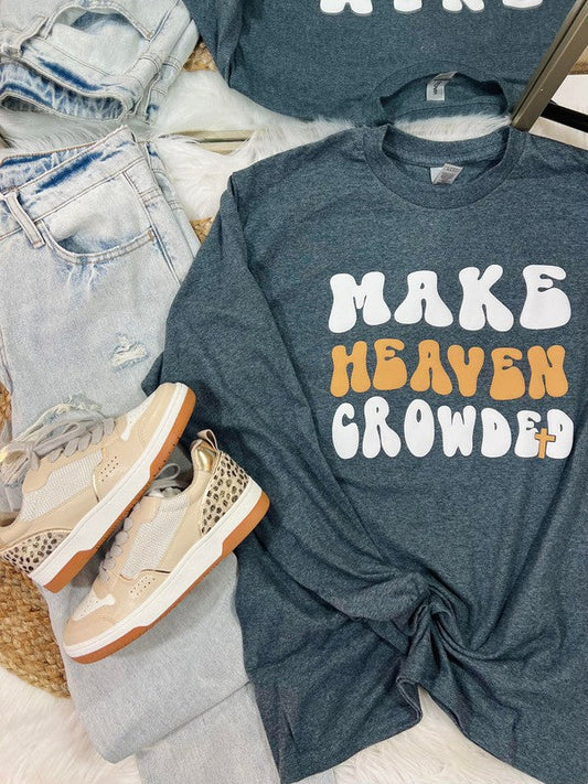 Make Heaven Crowded Two Toned Puff Longsleeve
