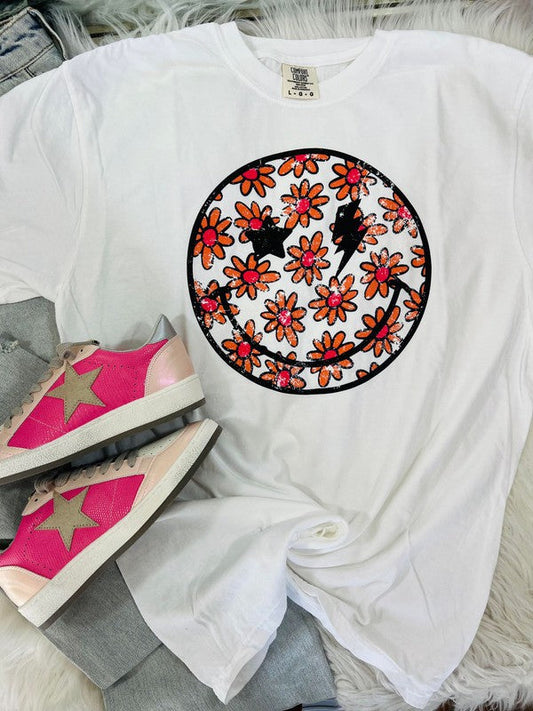 Floral Star/Light Eye's Happy Tee