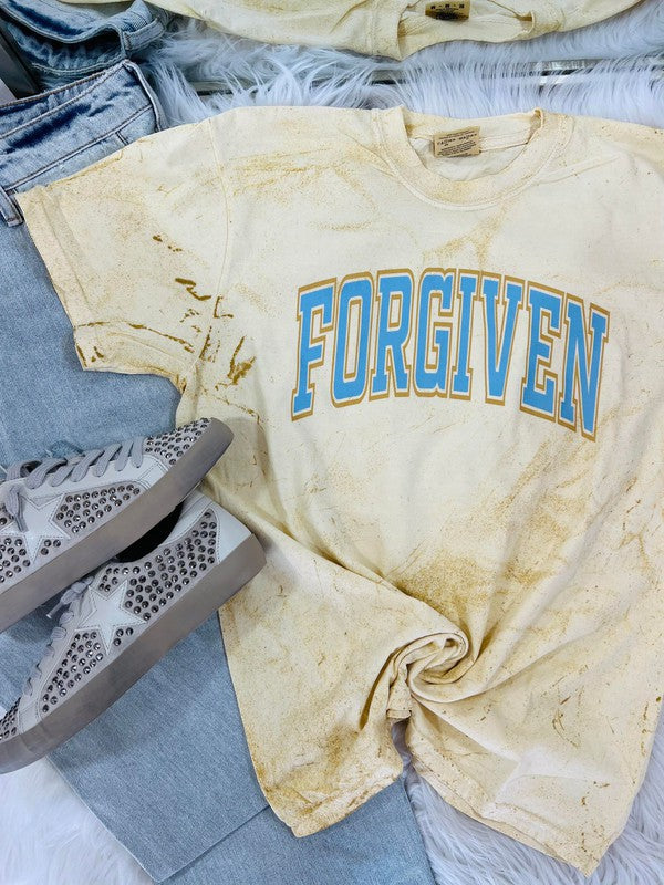 Forgiven Varsity Curve Double Colorblast Tee