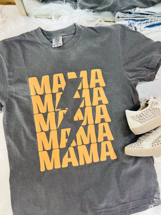 Mama Hollow Lightning Bolt Puff Tee