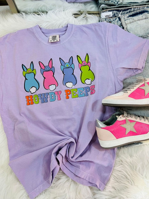 Howdy Peep's Multicolored Cowboy Peep's Tee
