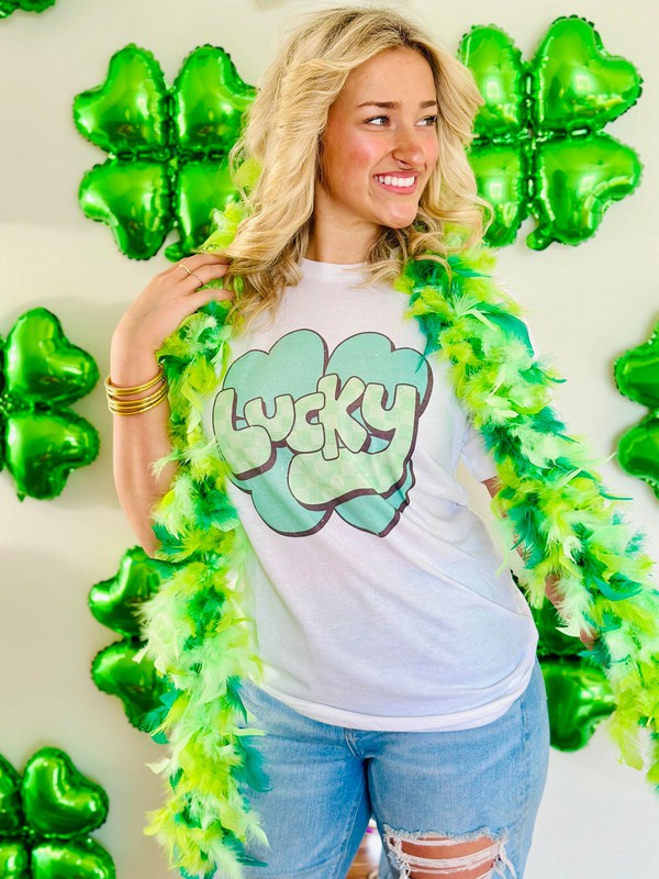 Lucky Shamrock Festive St. Patrick's Day Tee