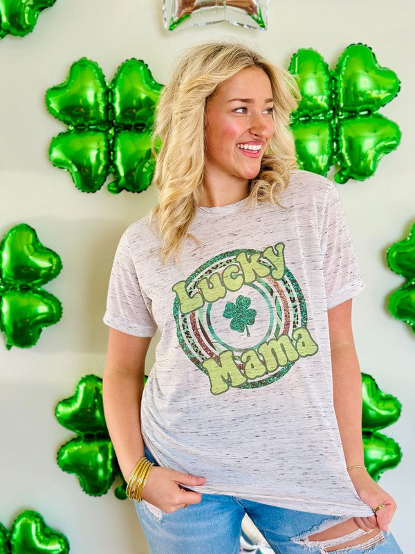 Lucky Mama Marble Tee
