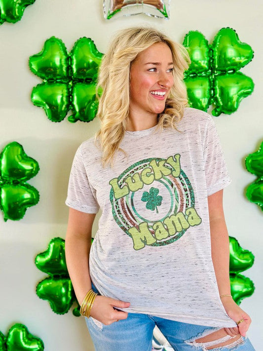 Lucky Mama Marble Tee