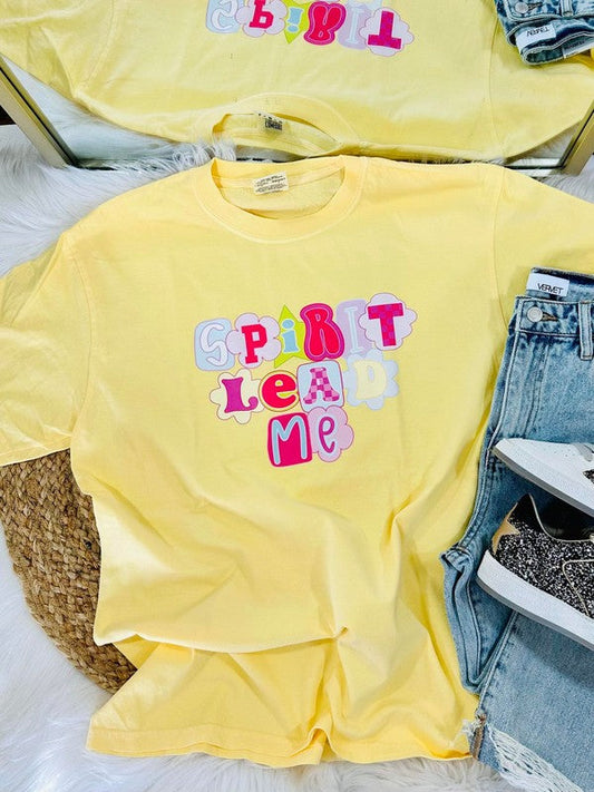 Spirit Lead Me Bright Preppy Tee