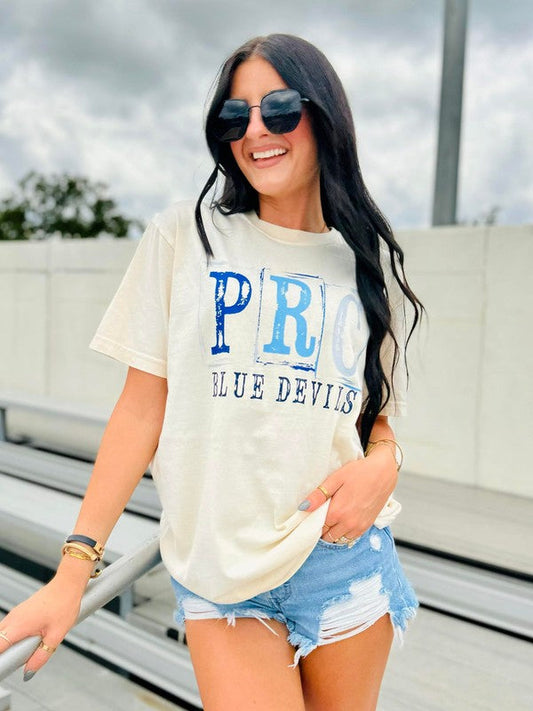 Distressed Custom School Stamped Mascot DTF Tee