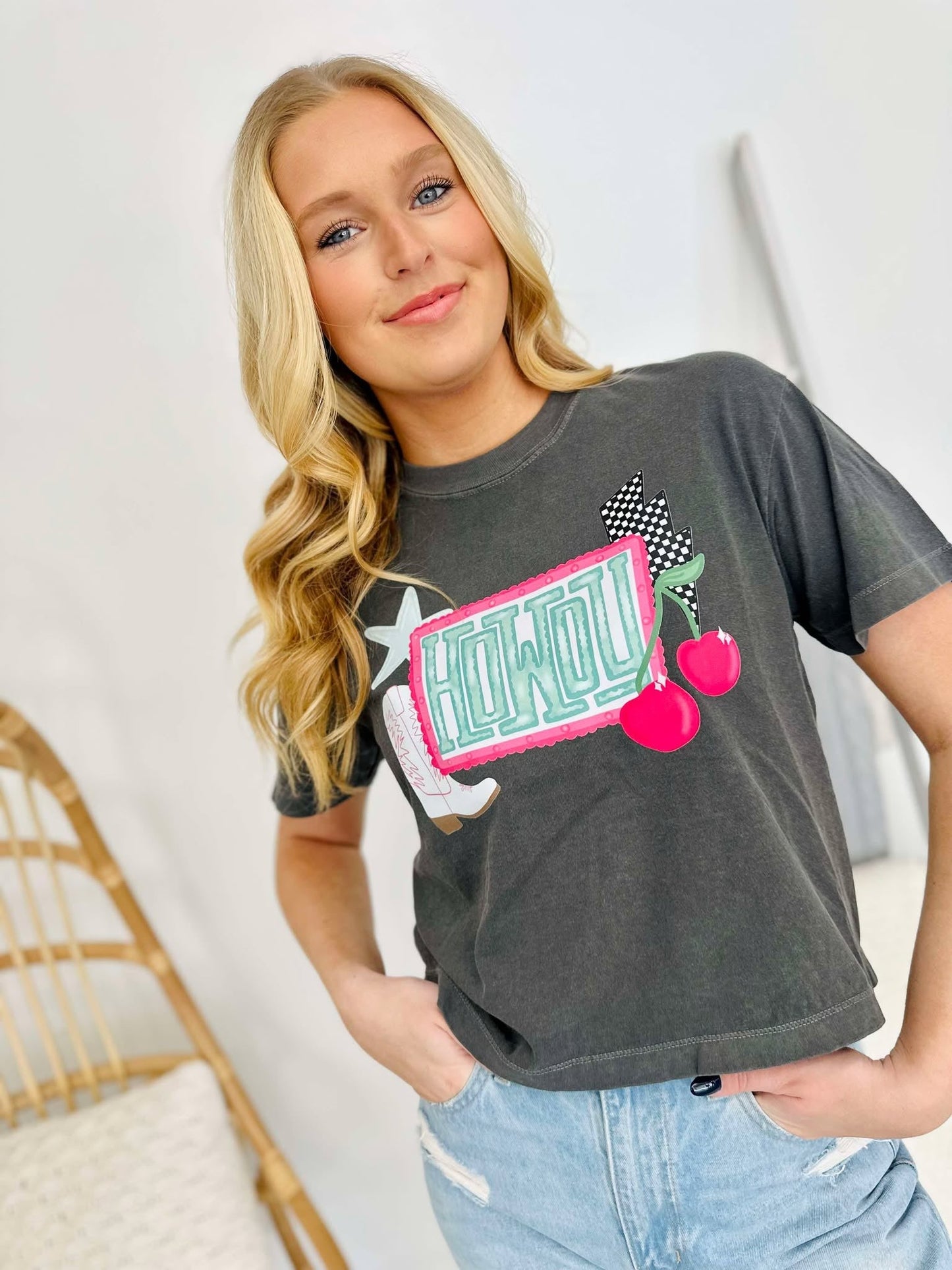 Howdy Western Frame Collage DTF Tee