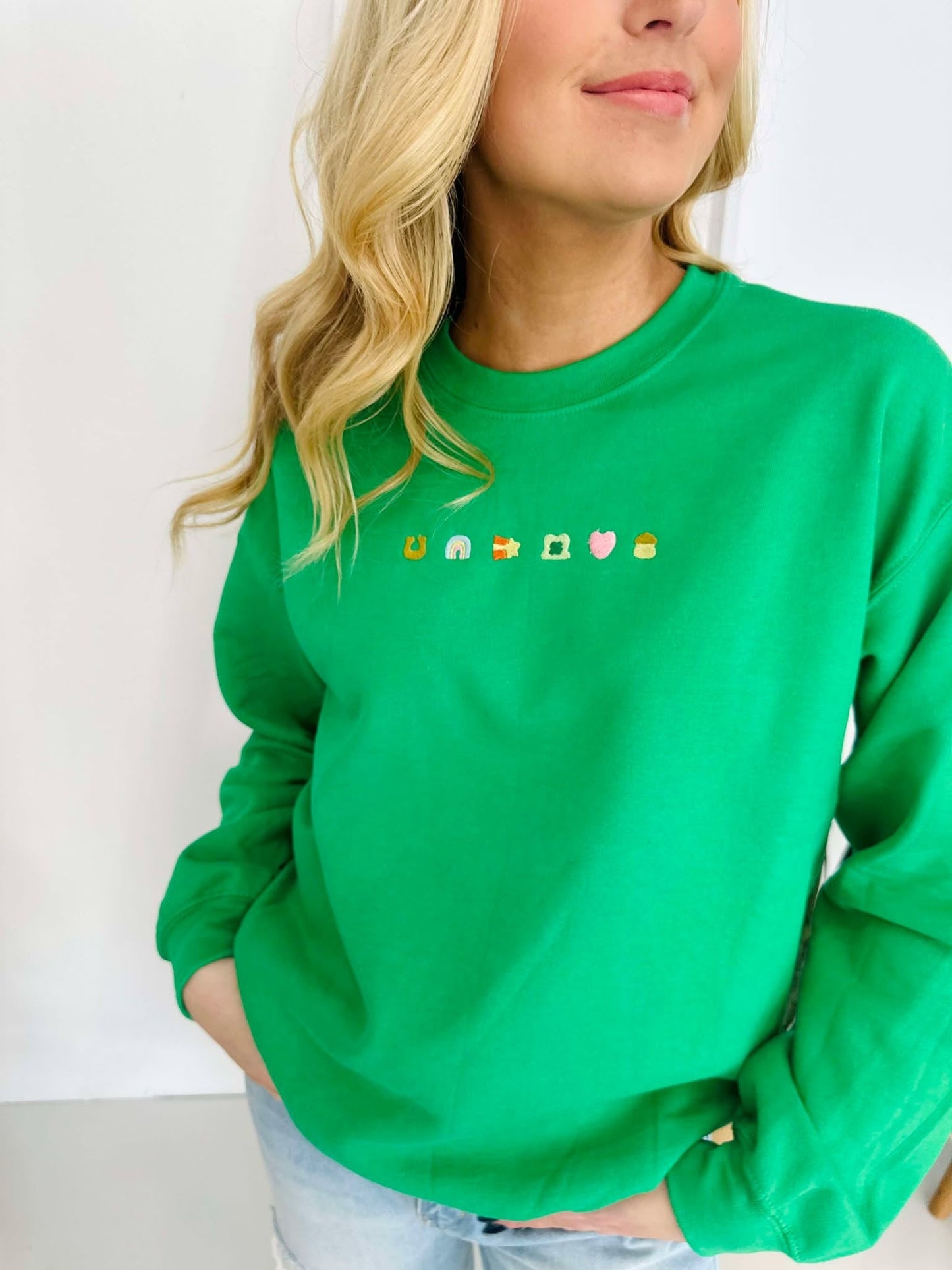 Lucky Marshmallow's Embroidered Sweatshirt