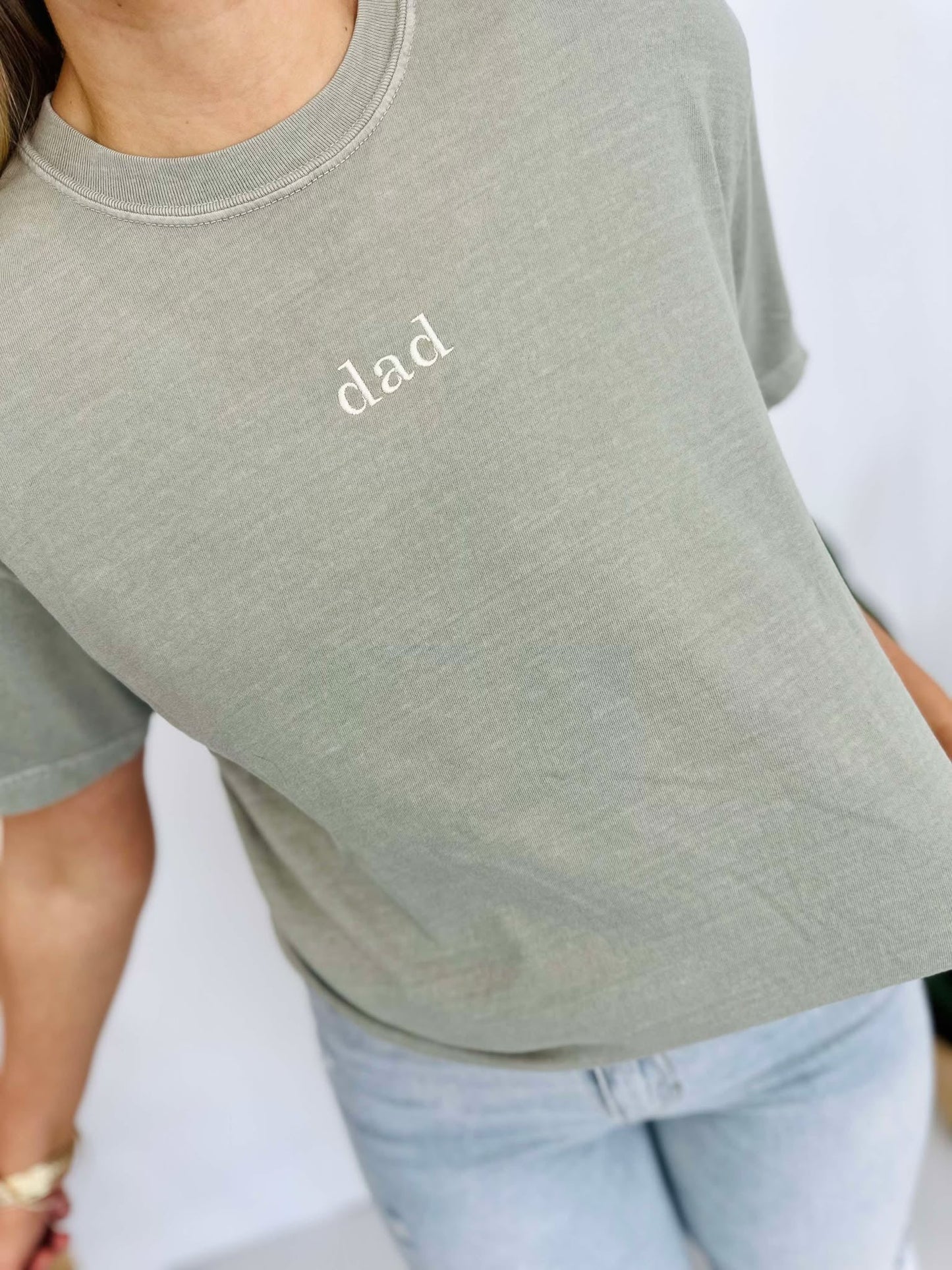 Dad. Simple Embroidered Tee