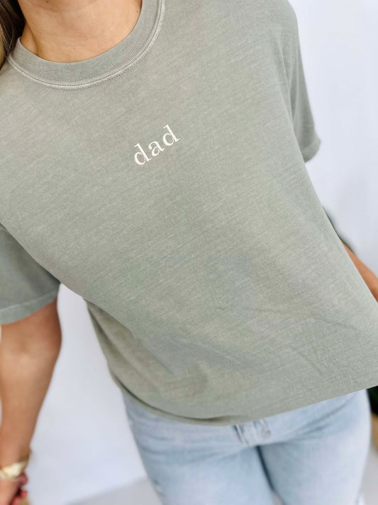 Dad. Simple Embroidered Tee