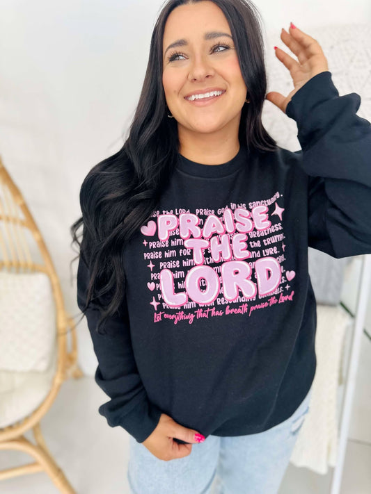 Praise The Lord Bubble Word Collage DTF SWSH