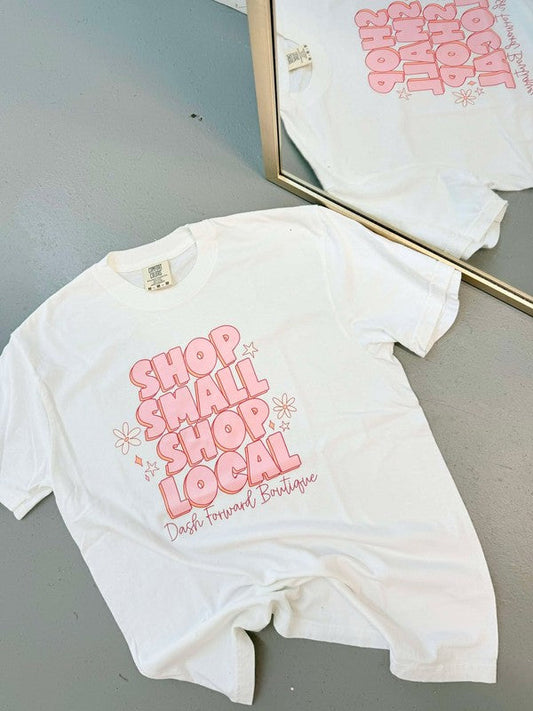 Custom Shop Local Shop Small DTF Graphic Tee Shirt