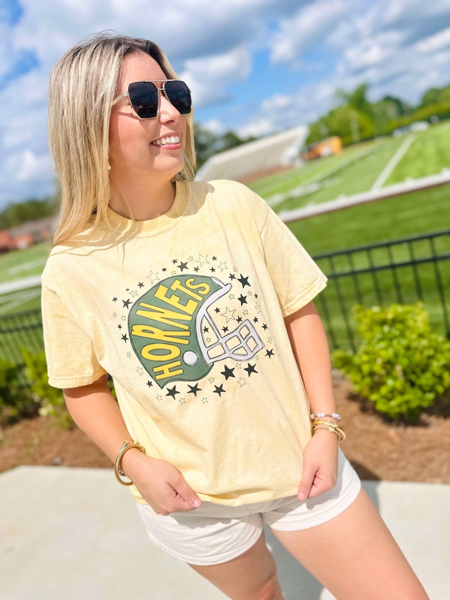 Custom Starry Helmet Graphic Tee