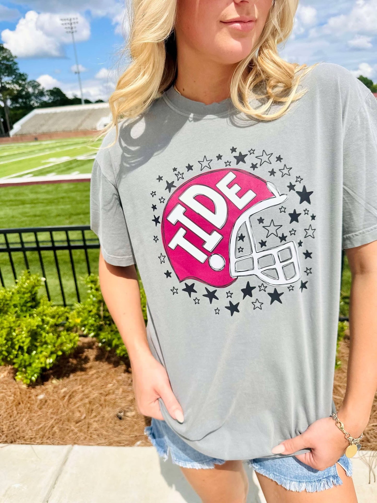 Custom Starry Helmet Graphic Tee