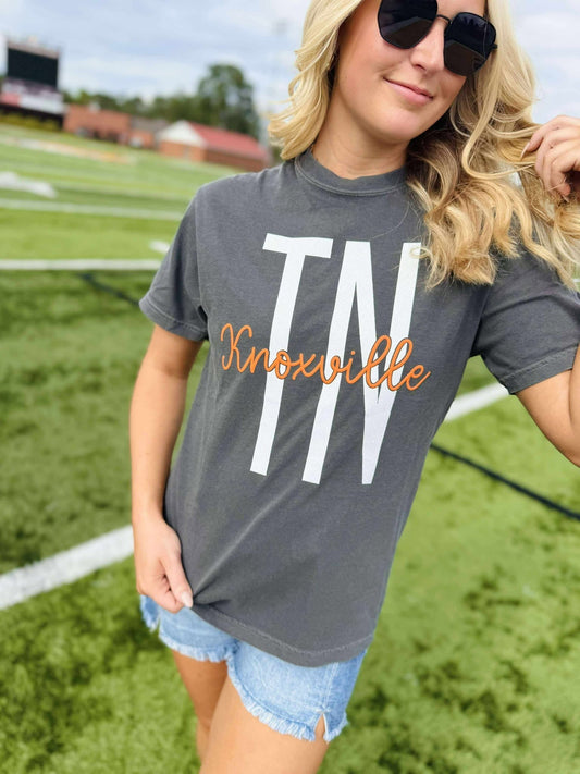 Custom Tall State Double Puff Graphic Tee