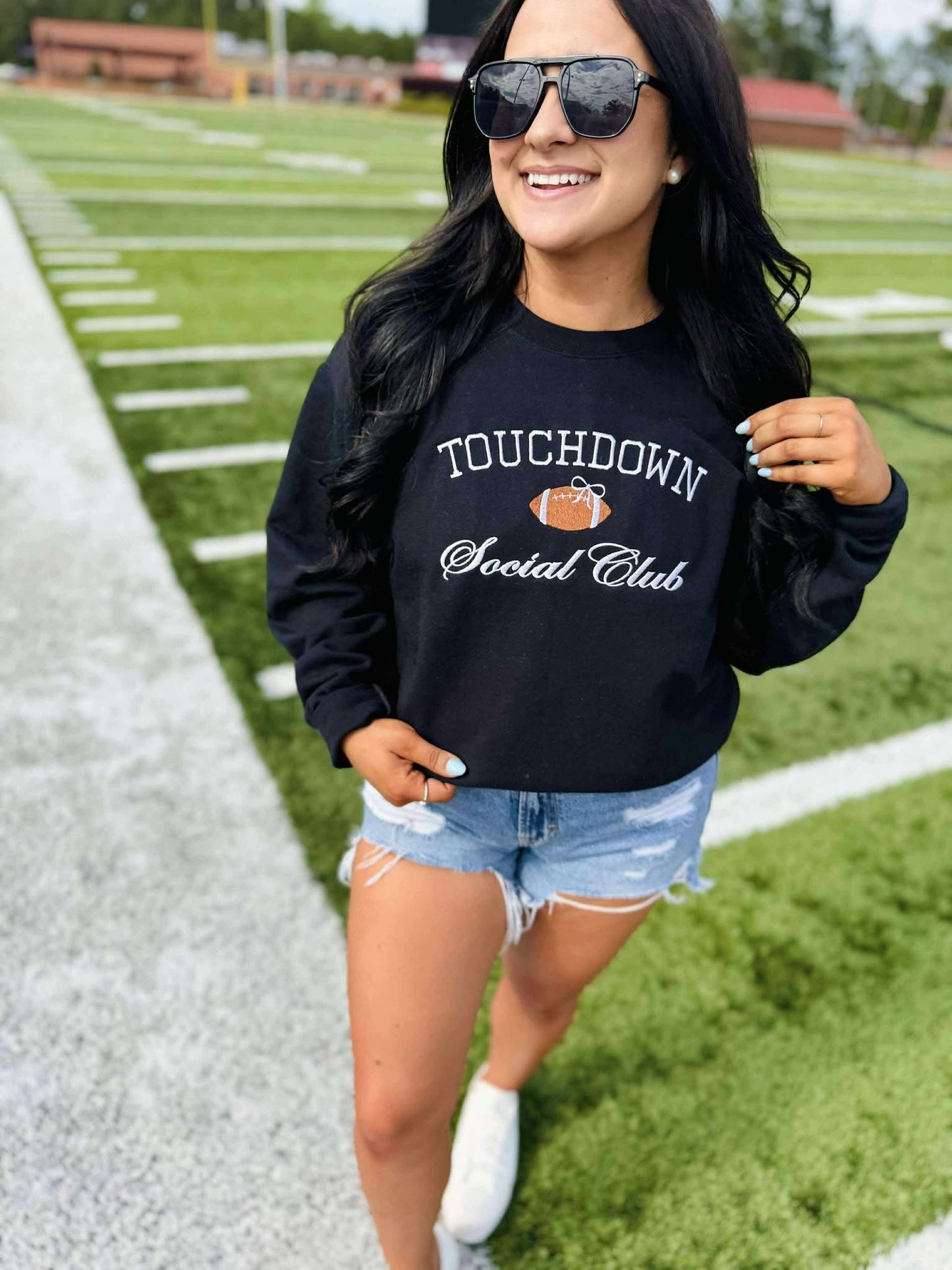 Touchdown Social Club Embroidered Sweatshirt