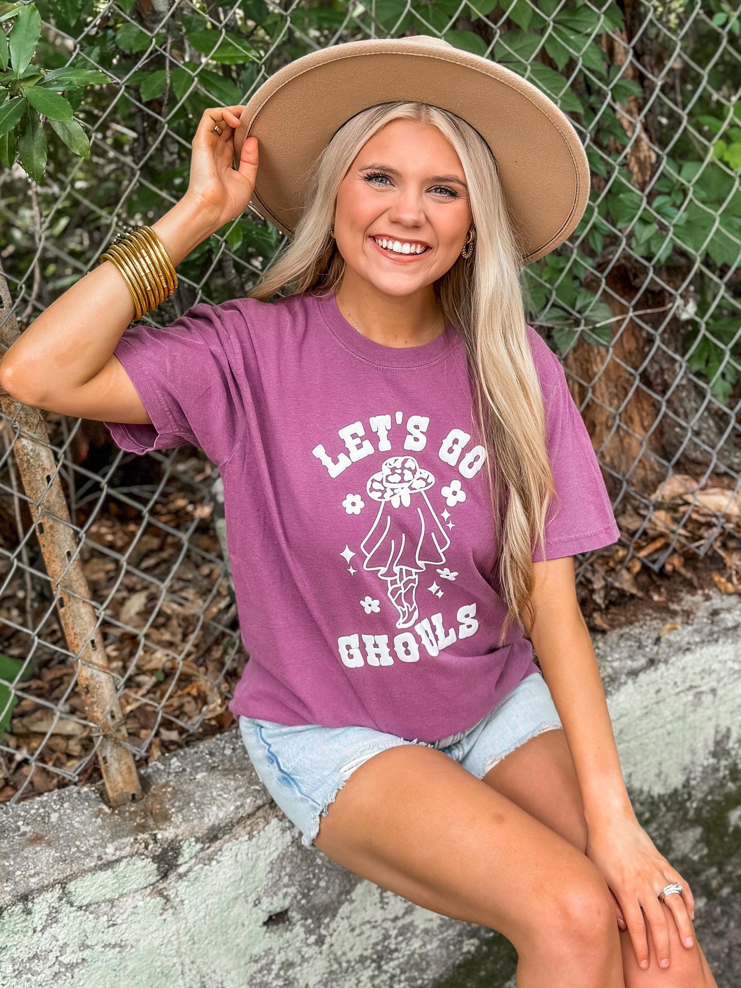 Let's Go Ghouls Ghost Cowgirl Puff