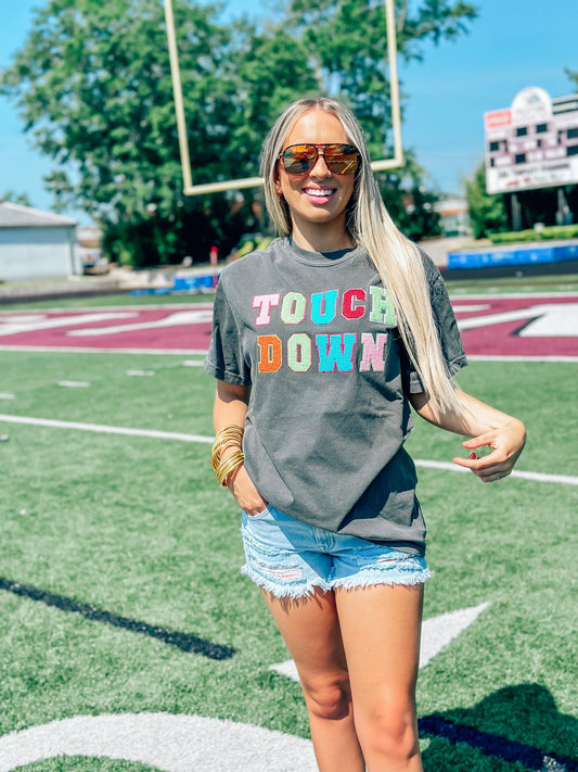 Touchdown Multicolored Patch Tee