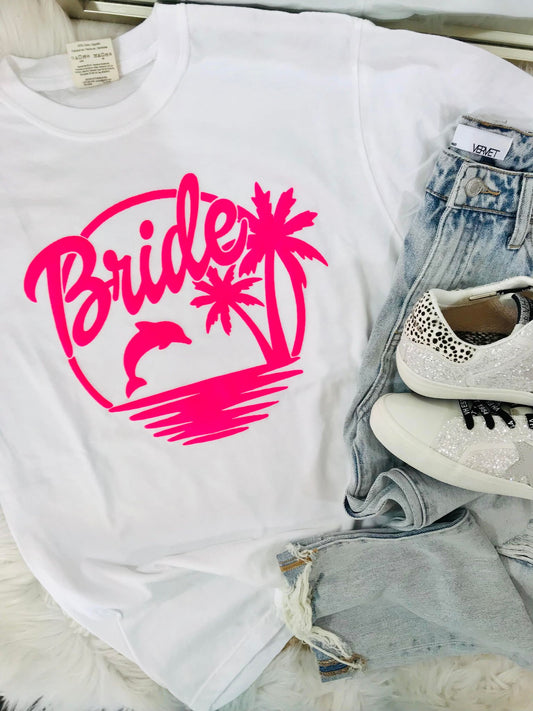 Bride Barbie Malibu Sunset Puff Tee