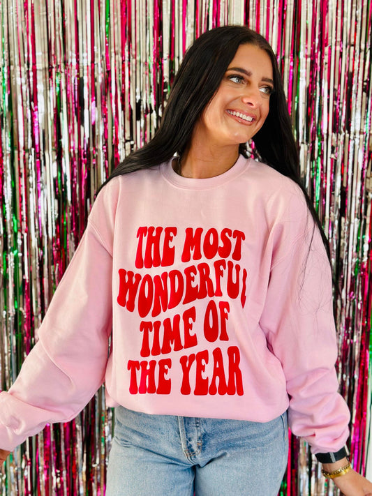 Most Wonderful Time Of The Year Puff Sweatshirt