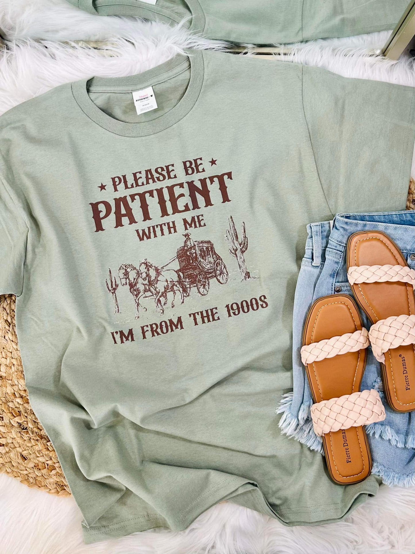 Be Patient With Me I'm From The 1900's DTF Tee