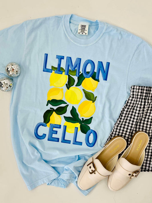 Limon Cello Lemon Collage DTF Tee
