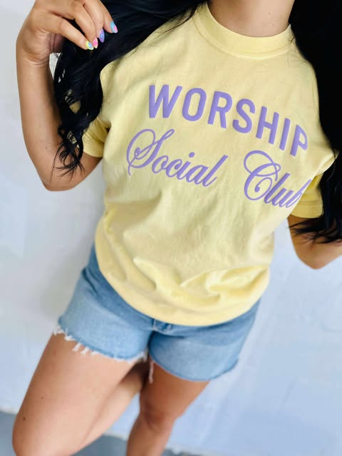 Worship Social Club Puff Tee