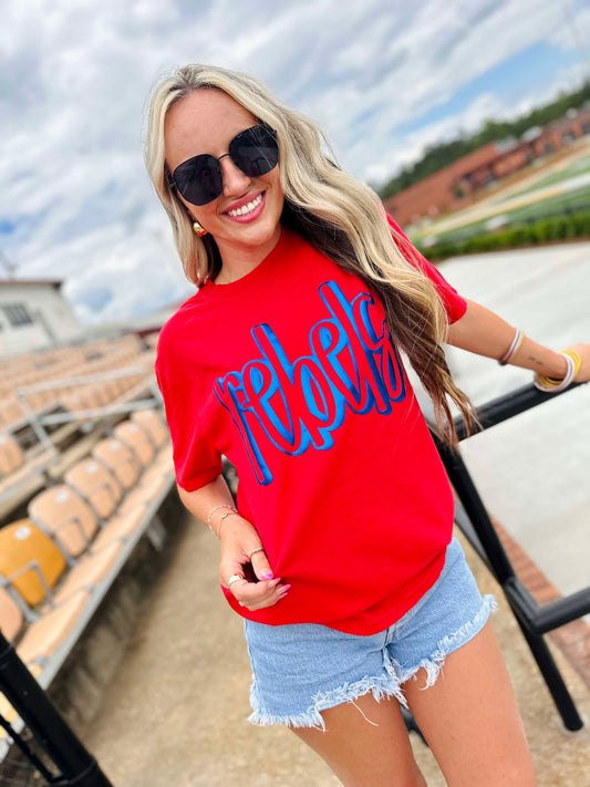 Hand Drawn 3D Puff Graphic Tee