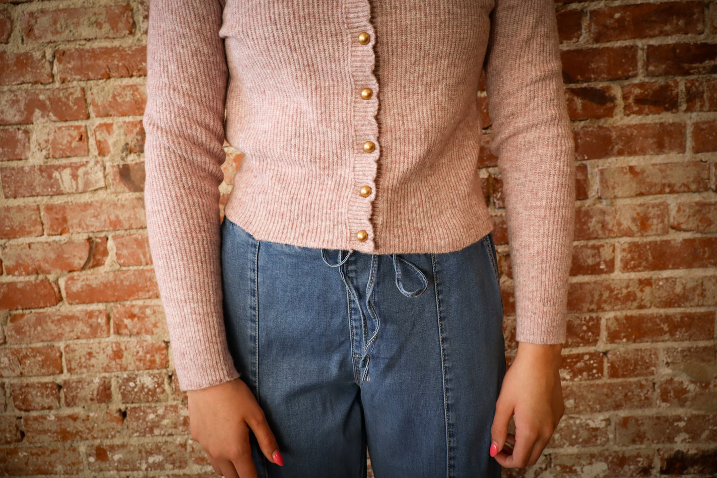 Pearl Button Cardigan