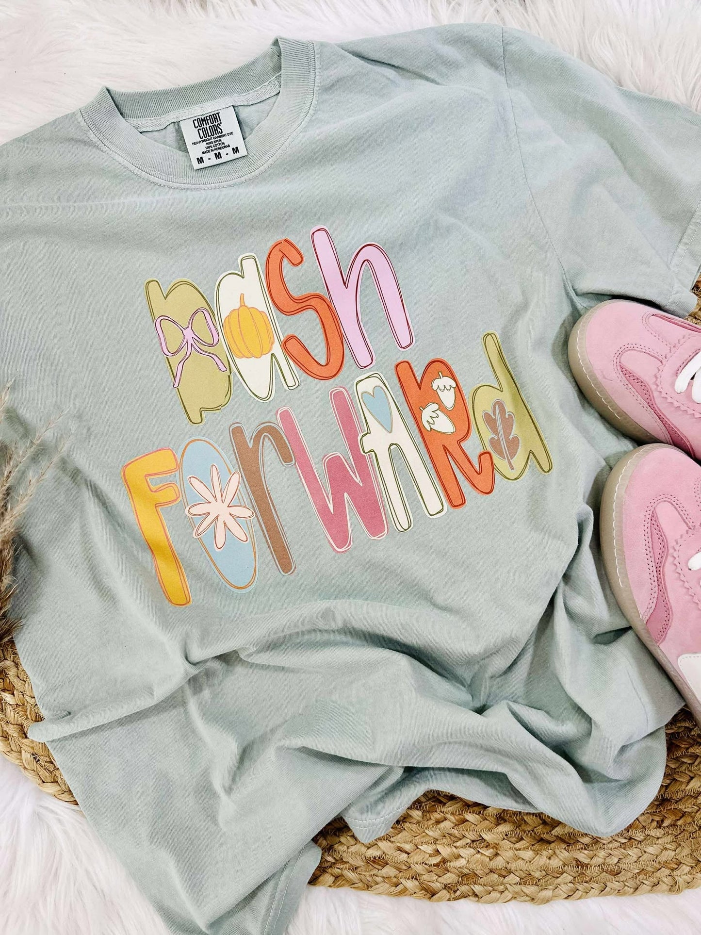 Custom Fall Name Bow Graphic Tee