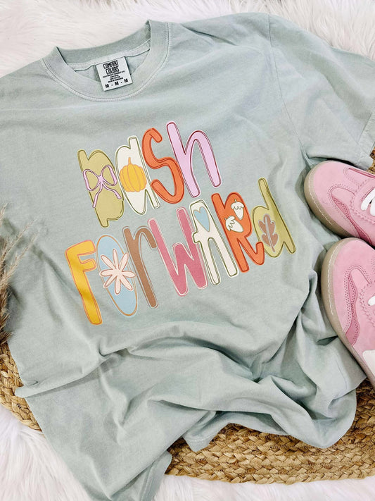 Custom Fall Name Bow Graphic Tee