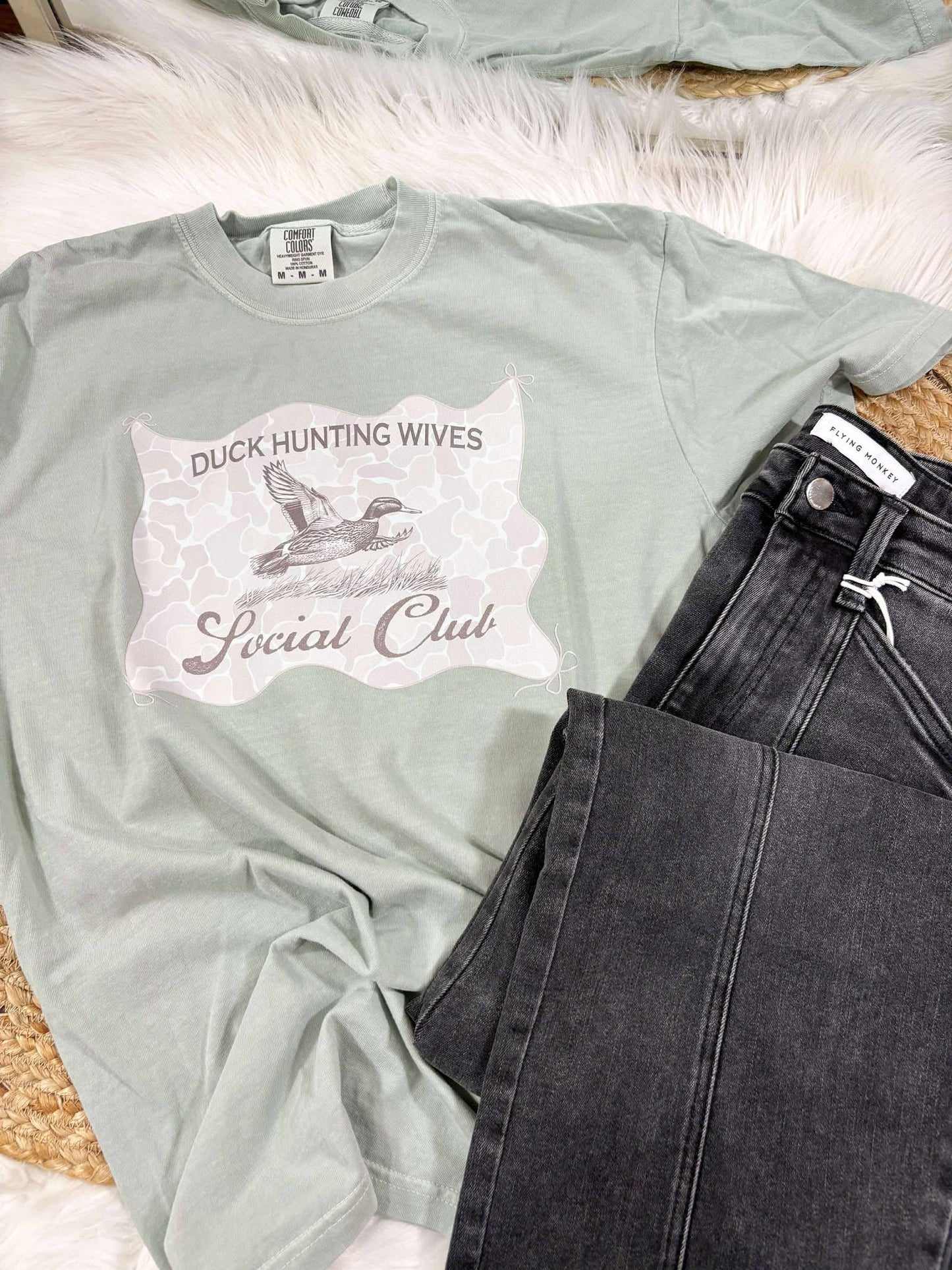 Duck Hunting Wives Social Club Graphic Tee