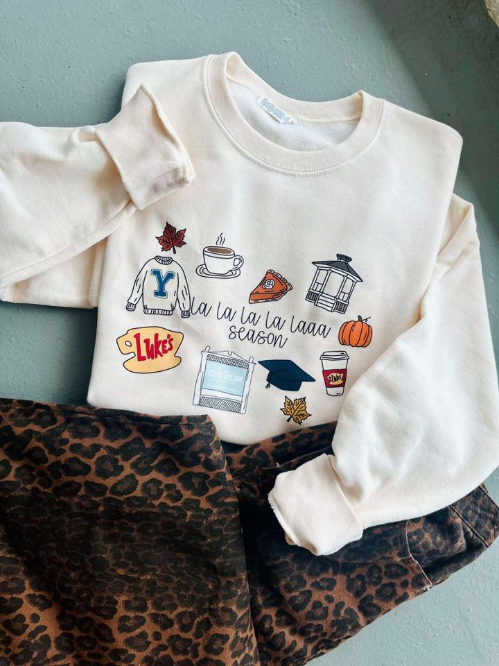 Star Hallow Girls Lala Sitcom Graphic Sweatshirt