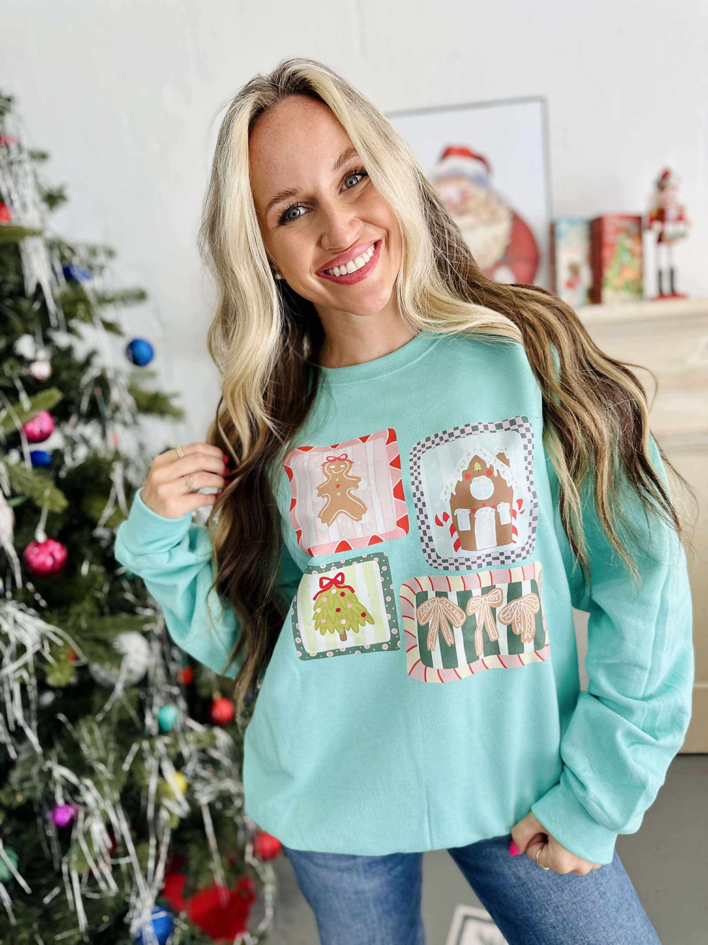 Holiday Frame Coquette DTF Graphic Tee
