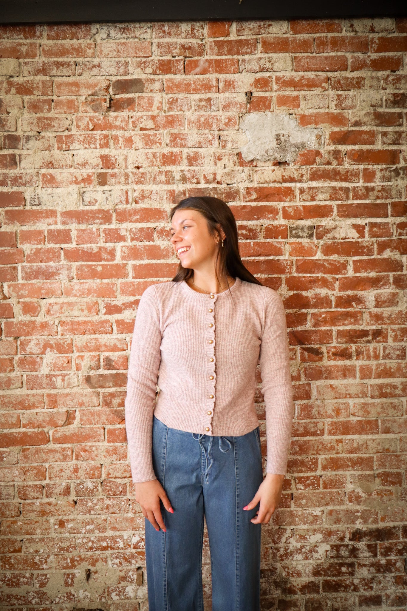 Pearl Button Cardigan