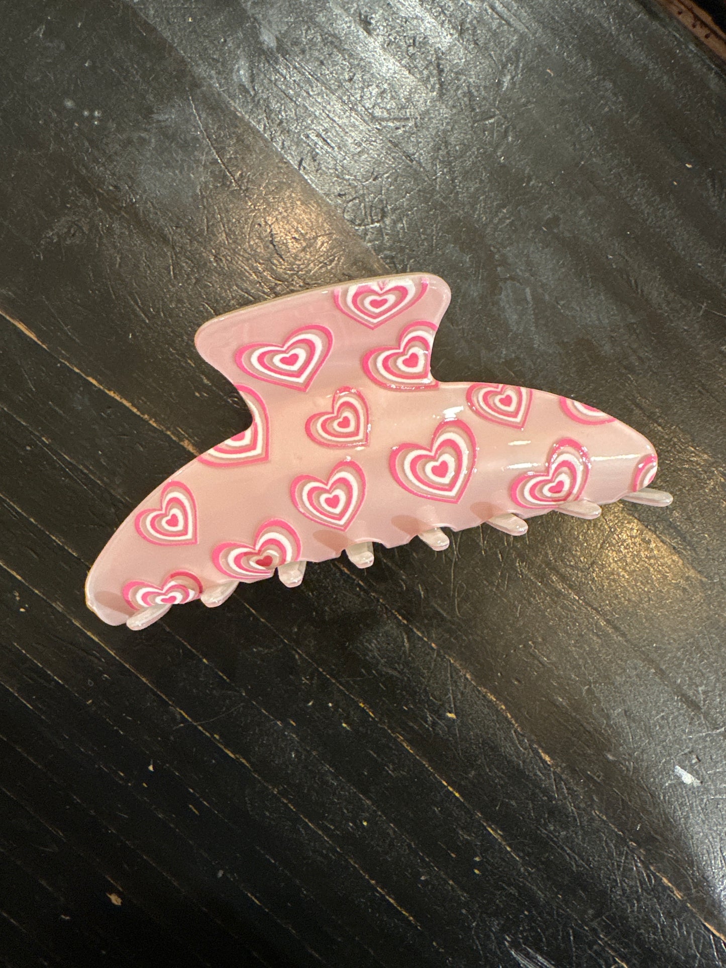 Valentine Swirl Claw Clip