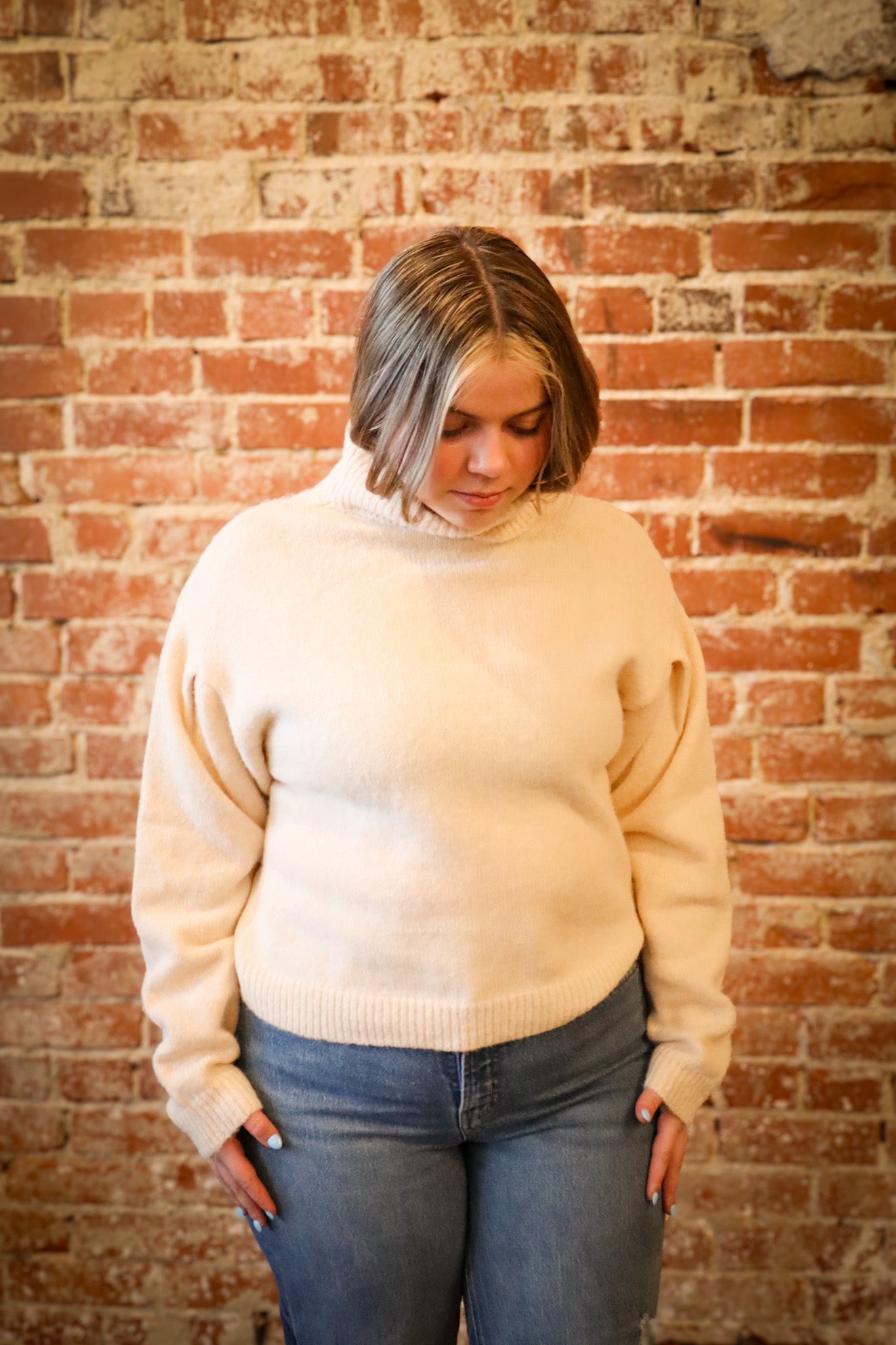 Arctic Whisper Turtleneck