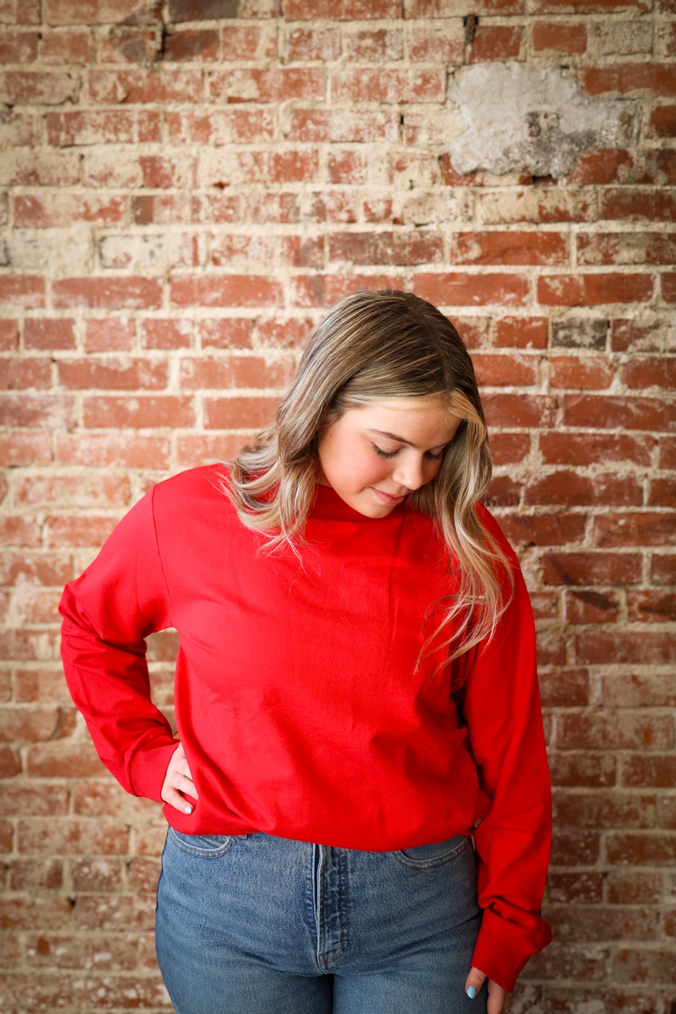 Redefined Comfort Mock Neck Top