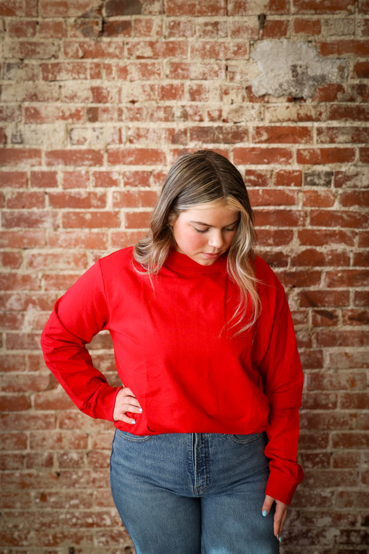 Redefined Comfort Mock Neck Top