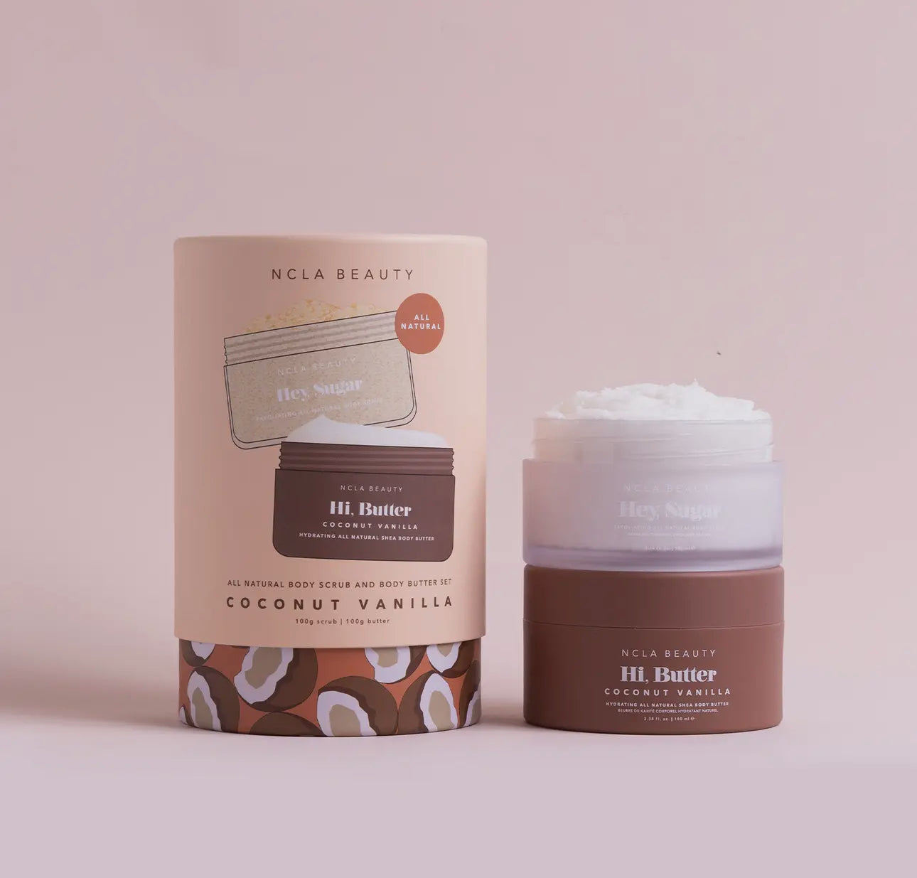 Coconut Vanilla Body Scrub + Body Butter