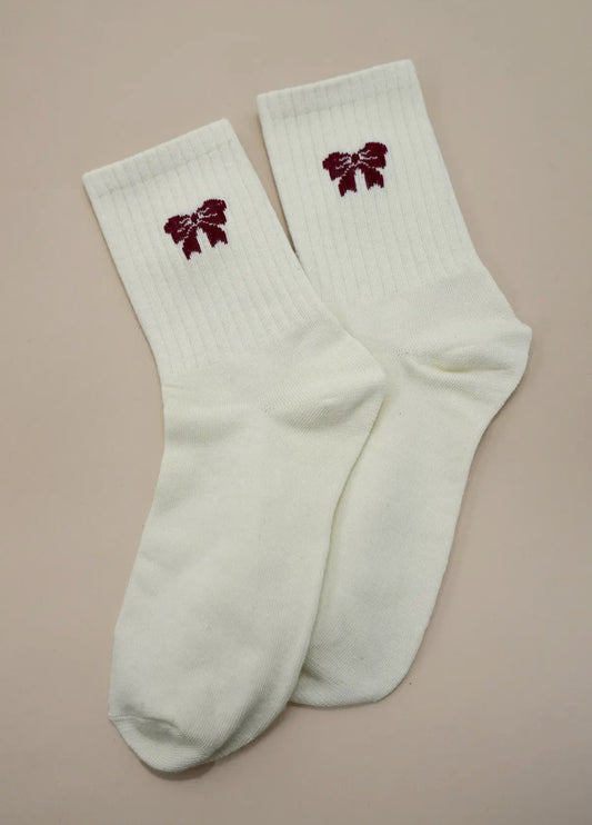 Bow Crew Socks