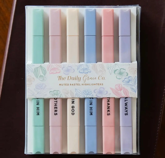 Muted Pastel Highlighters