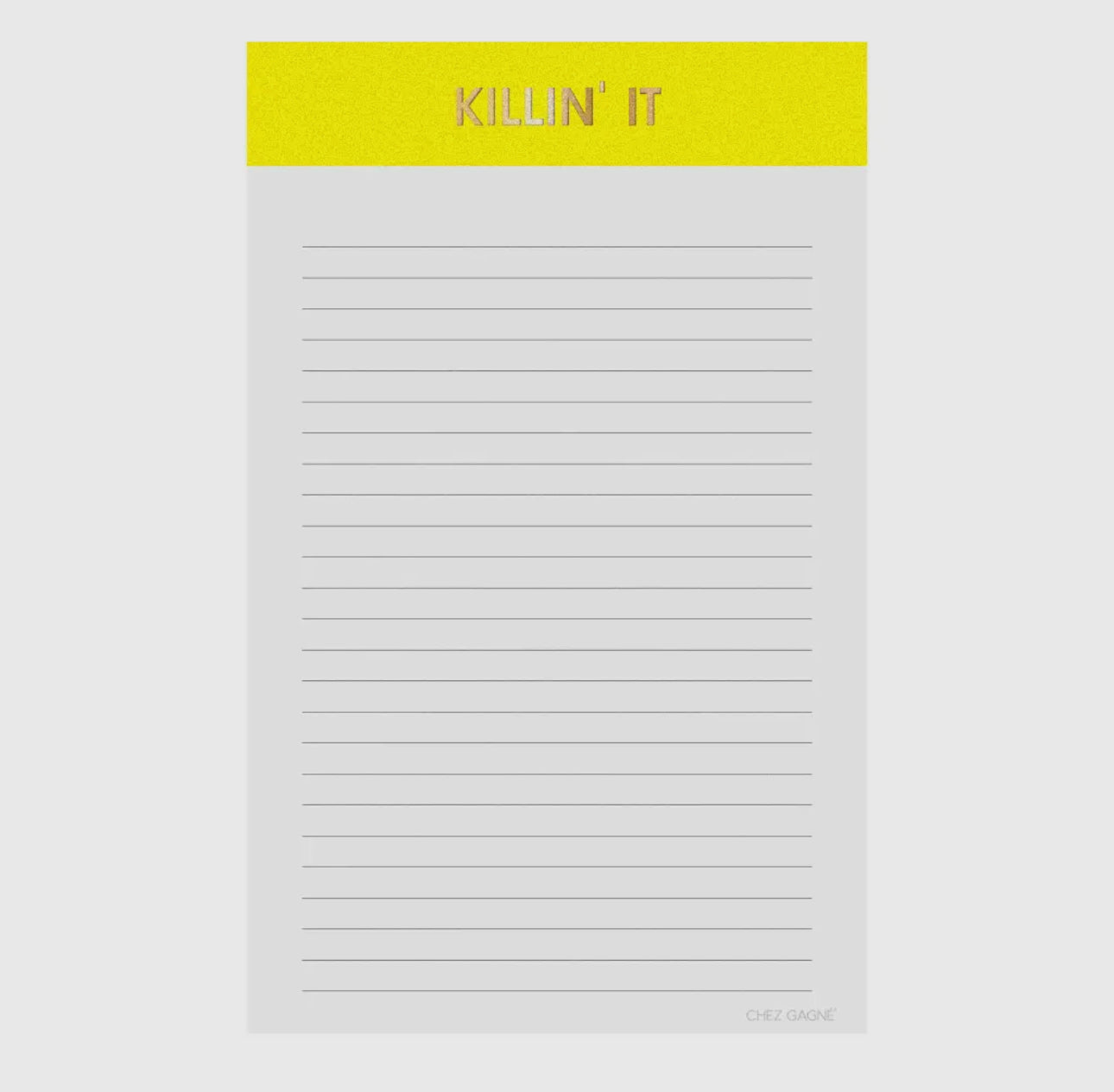 Killin’ It Notepad