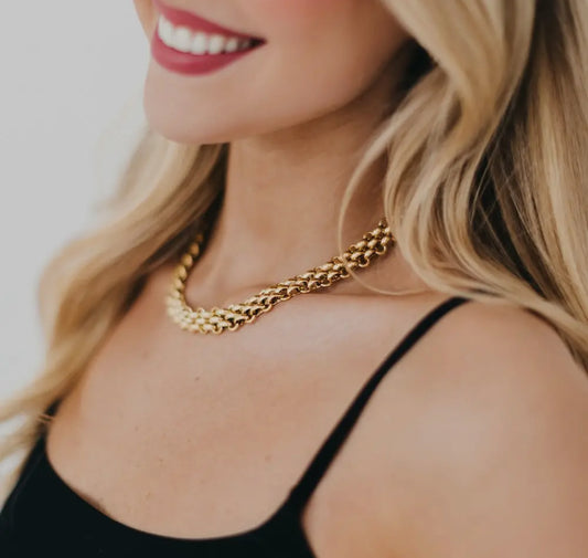 Elise Woven Chain Necklace