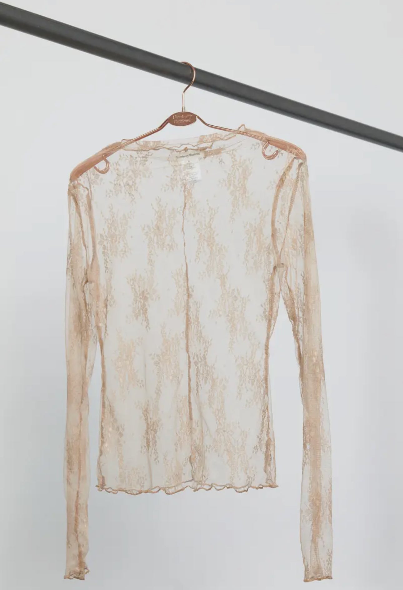 Sheer Lace Layering Top